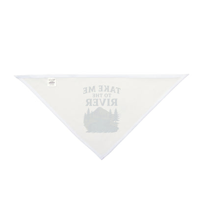 Adventure Pet Bandana | Take Me to the River Dog Scarf | Outdoor Dog Gear | Pet Gift for Dog Lovers | Hiking Dog Accessory | [...]