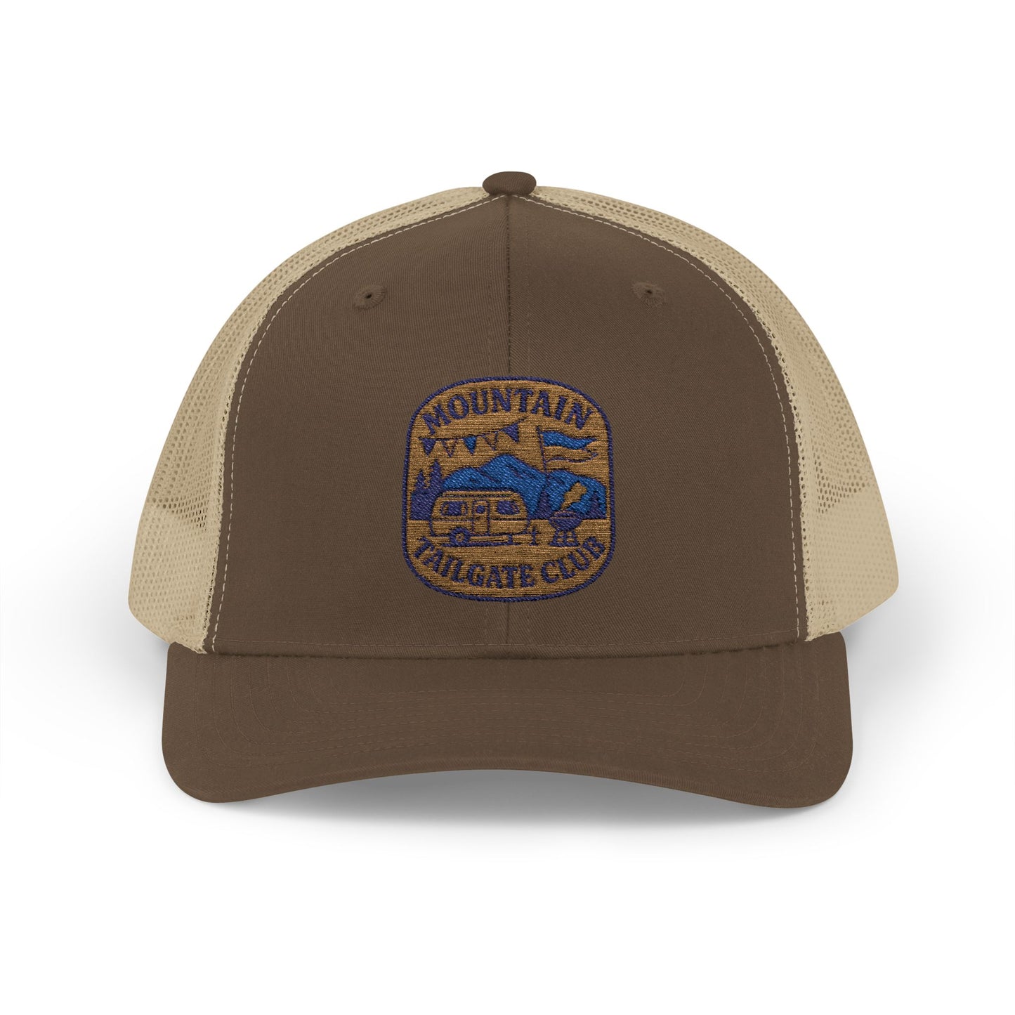 Mountain Tailgate Club Trucker Cap - Embroidered Snapback