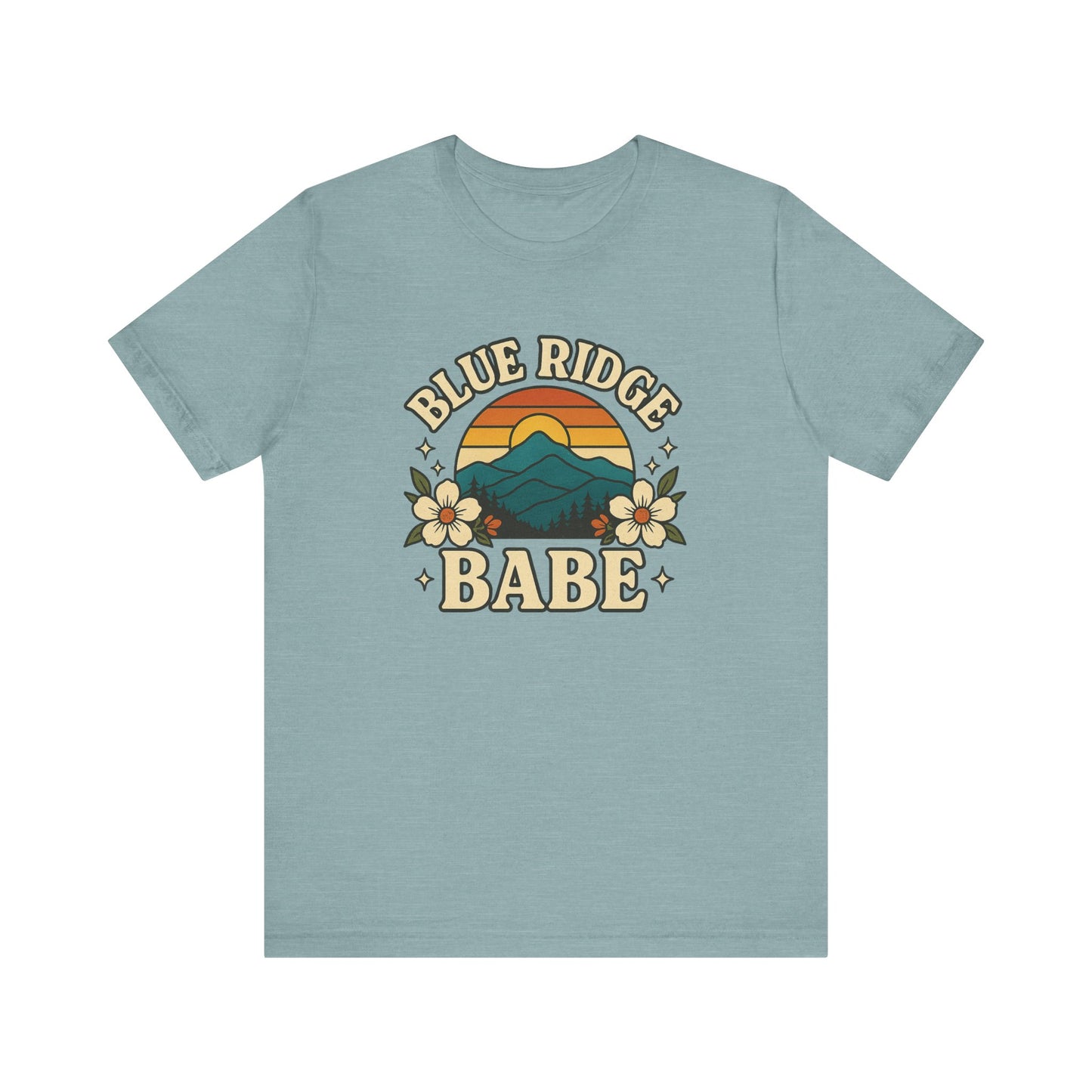 Blue Ridge Babe Oversized T Shirt, Mountain Lover Tee, Summer Vibes Shirt, Casual Graphic Tee, Outdoorsy Top, Hiking Shirt