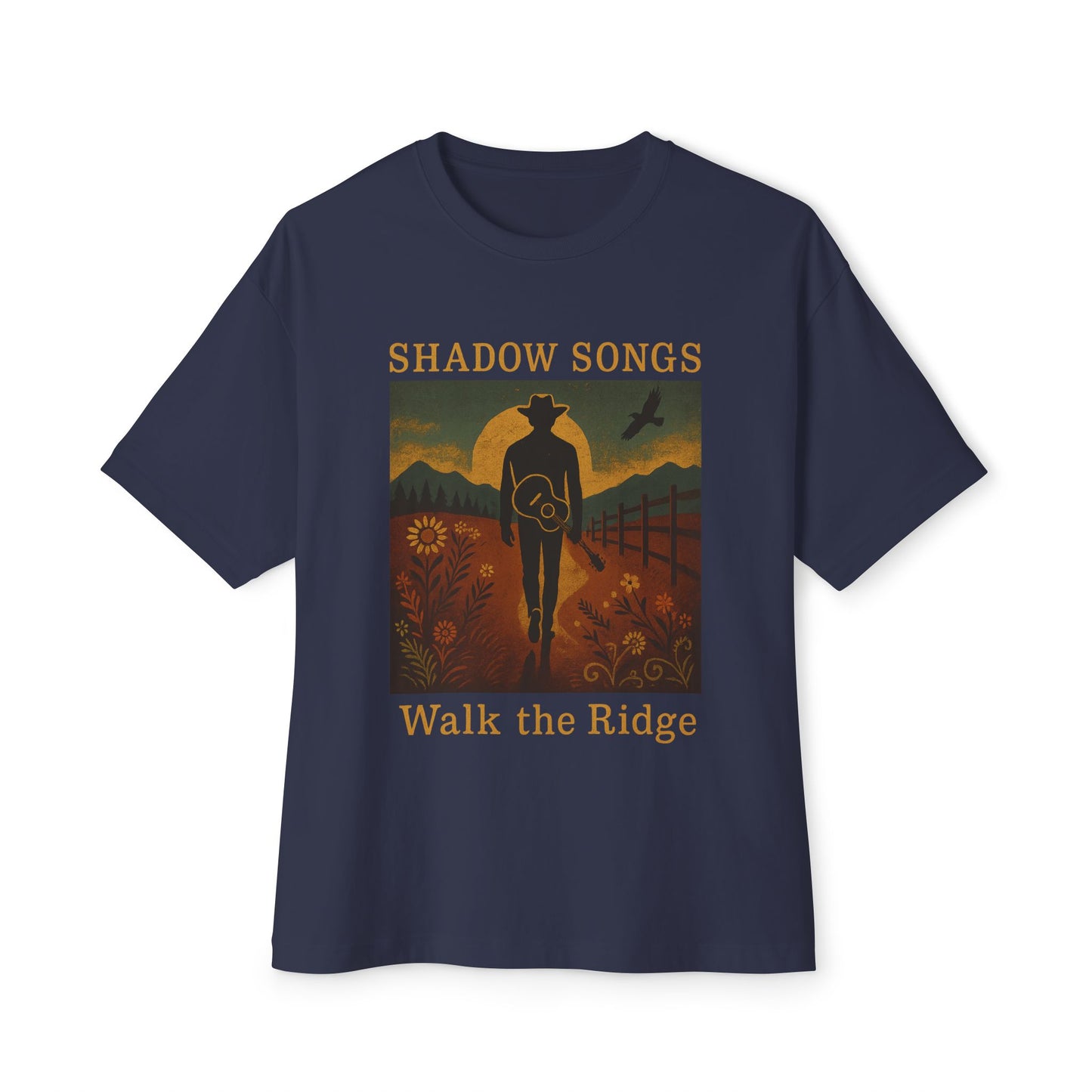 🎶 Shadow Songs Tee – Vintage Country Vibes 🤠✨