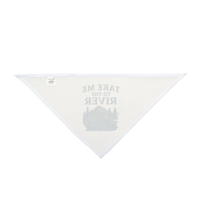 Adventure Pet Bandana | Take Me to the River Dog Scarf | Outdoor Dog Gear | Pet Gift for Dog Lovers | Hiking Dog Accessory | [...]