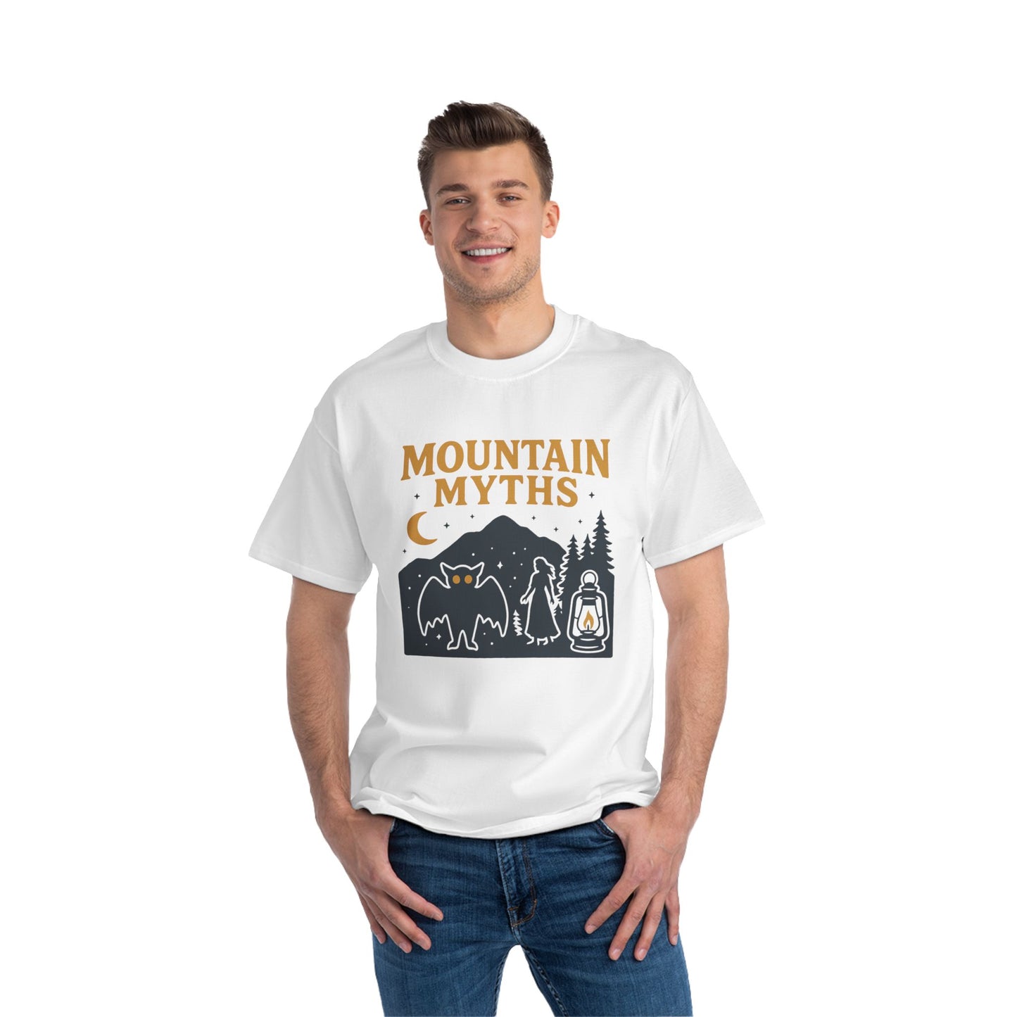 Mountain Myths Cryptic Core T-Shirt, Appalachian Folklore Tee, Mythical Mountains Shirt, Cryptid Lover Gift, Nature Adventure Top
