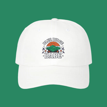 Classic Blue Ridge Babe Dad Cap, Dad Hat, Summer Accessory, Gift for Her, Outdoor Style, Casual Fashion