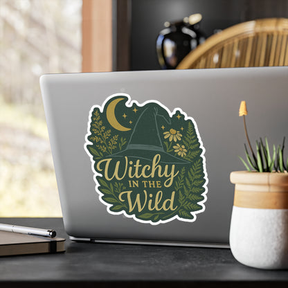 Witchy in the Wild Sticker 🌿✨ – Nature-Loving Spellcaster Vibes