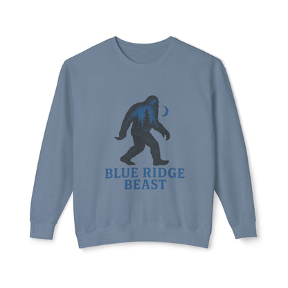Blue Ridge Big foot Sweatshirt, Cozy Crewneck for Nature Lovers, Gift for Adventurers, Sasquatch Pullover for Outdoor Enthusiasts