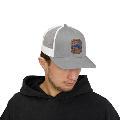 Mountain Tailgate Club Trucker Cap - Embroidered Snapback