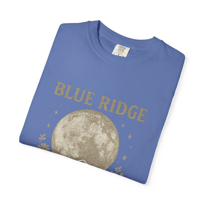 Blue Ridge Moon Celestial T-shirt, Mountain Sky Graphic Tee, Nature Lover Gift, Boho Shirt, Astronomy Top, Men Women Unisex Fashion