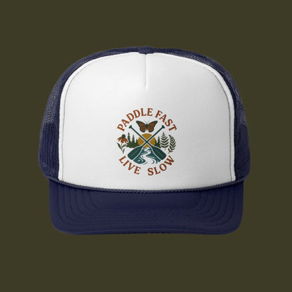 River Adventure Trucker Caps, Whitewater Hat, Kayaking Lover Gifts, Camping Hat, Hiking Cap