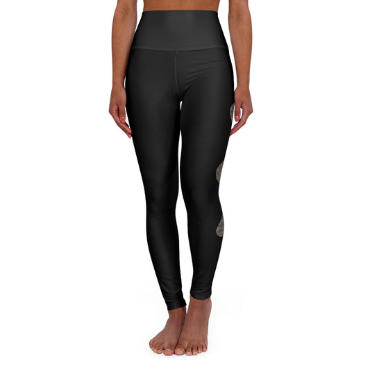 Whispering Aspen Leaf Leggings – Midnight | Wild Waters Collection