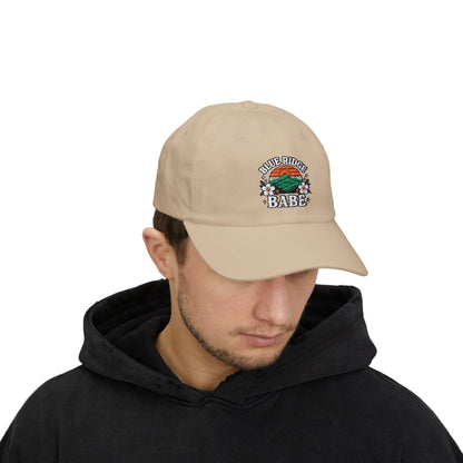 Classic Blue Ridge Babe Dad Cap, Dad Hat, Summer Accessory, Gift for Her, Outdoor Style, Casual Fashion
