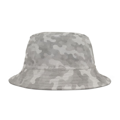 Faded Gray Camo Bucket Hat – Modern Outdoorsman Style