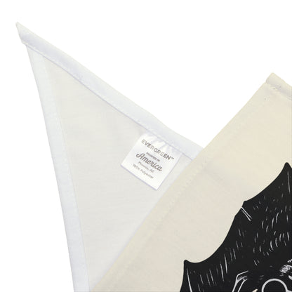 Bark at the Moon Bandana – Ozzy-Inspired Dog Scarf
