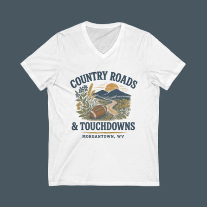 West Virginia Football Game Day V-Neck Tee Shirt