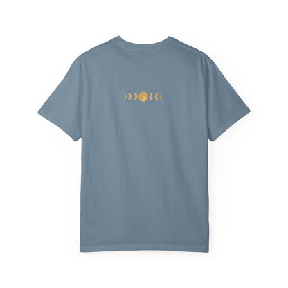 Boho Appalachian Moon Phases T-Shirt, Nature Lover Tee, Outdoor Adventure Apparel, Gift for Hikers, Festival Wear, Eco-Friendly Fashion