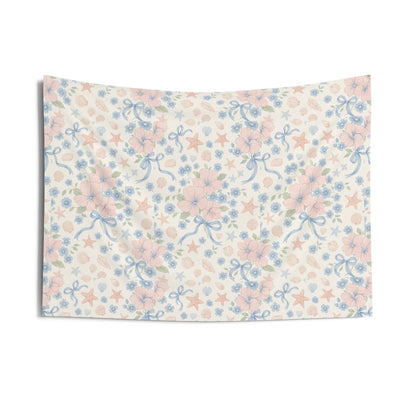 Seashell Serenade Beach Wall Tapestry