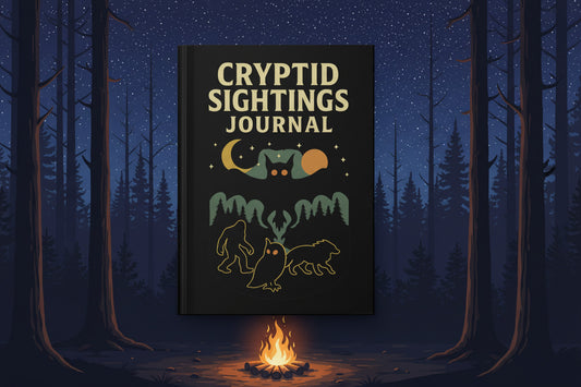 Cryptid Field Journal: Perfect for Mythos Enthusiasts, Nature Lovers, Gift for Adventurers, Writing Notebook, Paranormal Logbook