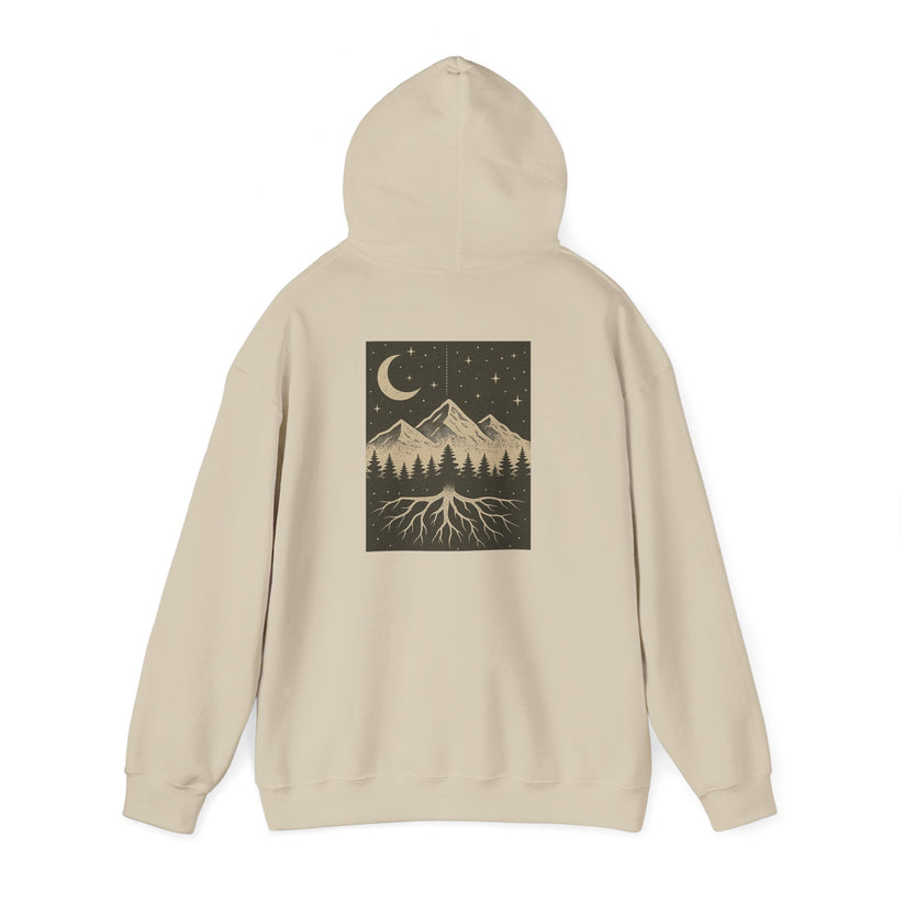 Mountain Roots Hoodie, Nature Lover Gift, Earthy Feeling Sweatshirt, O ...