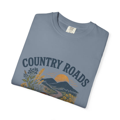 WVU Gameday T-shirt, Country Roads Tailgating Shirt, Touchdowns Tee, West Virginia University Fan Apparel, Unisex Tee