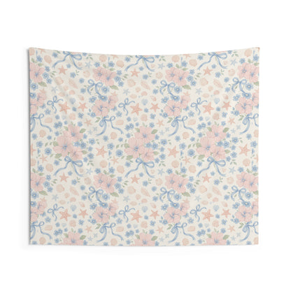 Seashell Serenade Beach Wall Tapestry