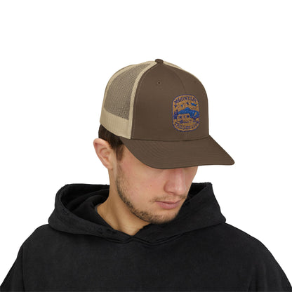 Mountain Tailgate Club Trucker Cap - Embroidered Snapback