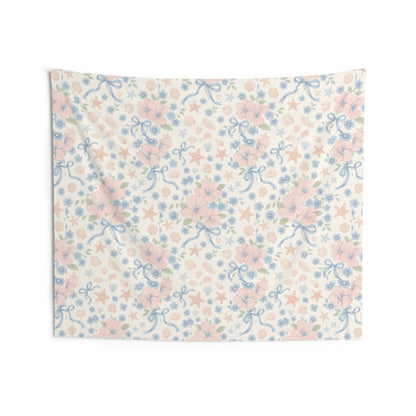 Seashell Serenade Beach Wall Tapestry