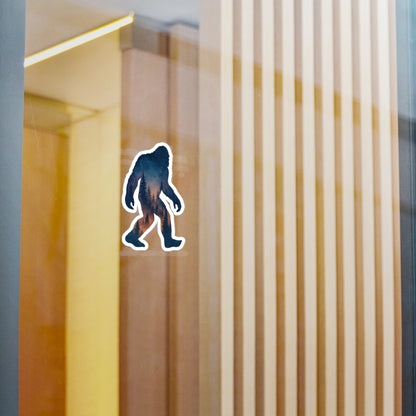 Bigfoot Forest Sticker – Sasquatch Yeti Cryptid Vinyl Decal