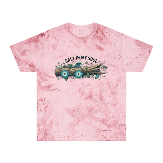 Salt in My Soul Tie-dyed Beach Tee