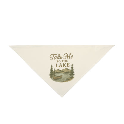 🐾 Take Me to the Lake – Pet Bandana for Adventurous Dogs 🌊🐶