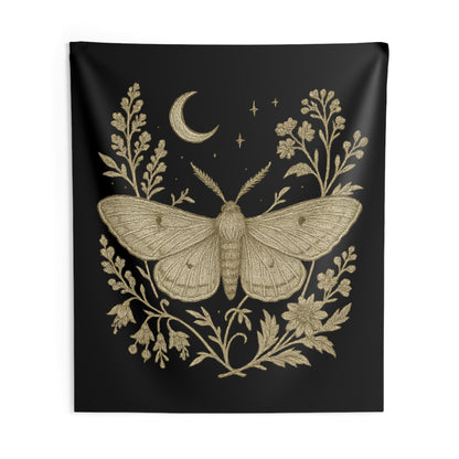 Golden Moth & Moon Tapestry – Appalachia After Dark Collection