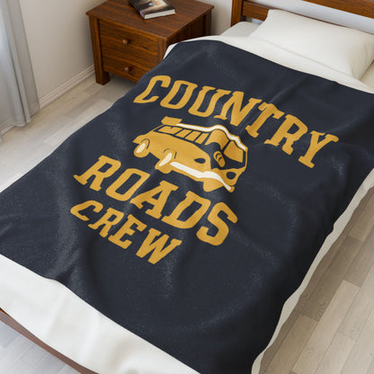 Plush Blanket Country Roads West Virginia