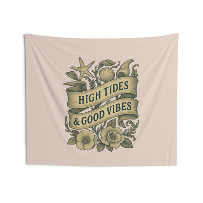High Tides Beach Wall Tapestry- Beach Blanket or Throw