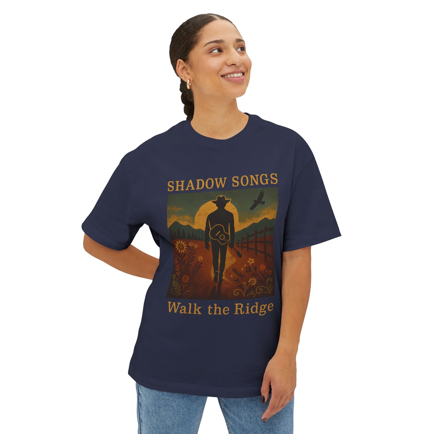 🎶 Shadow Songs Tee – Vintage Country Vibes 🤠✨