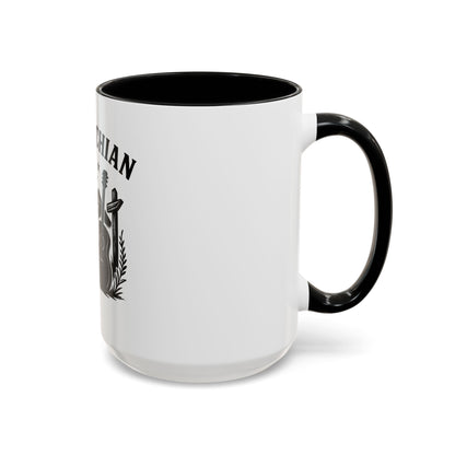 Coffee Mug, Appalachian Outlaw Design, Father's Day Gift for Dad or Grandaddy, 11oz, 15oz, Gift for Him, Mountain Coffee Cup, Country Mug,