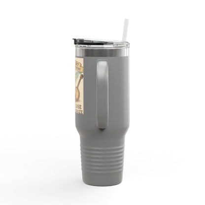 Mountaineer Game day Insulated Travel Mug, 40oz | Travel Coffee Cup, Custom Tumbler, WVU Lover Gift, Tailgating Hydration, Adventure
