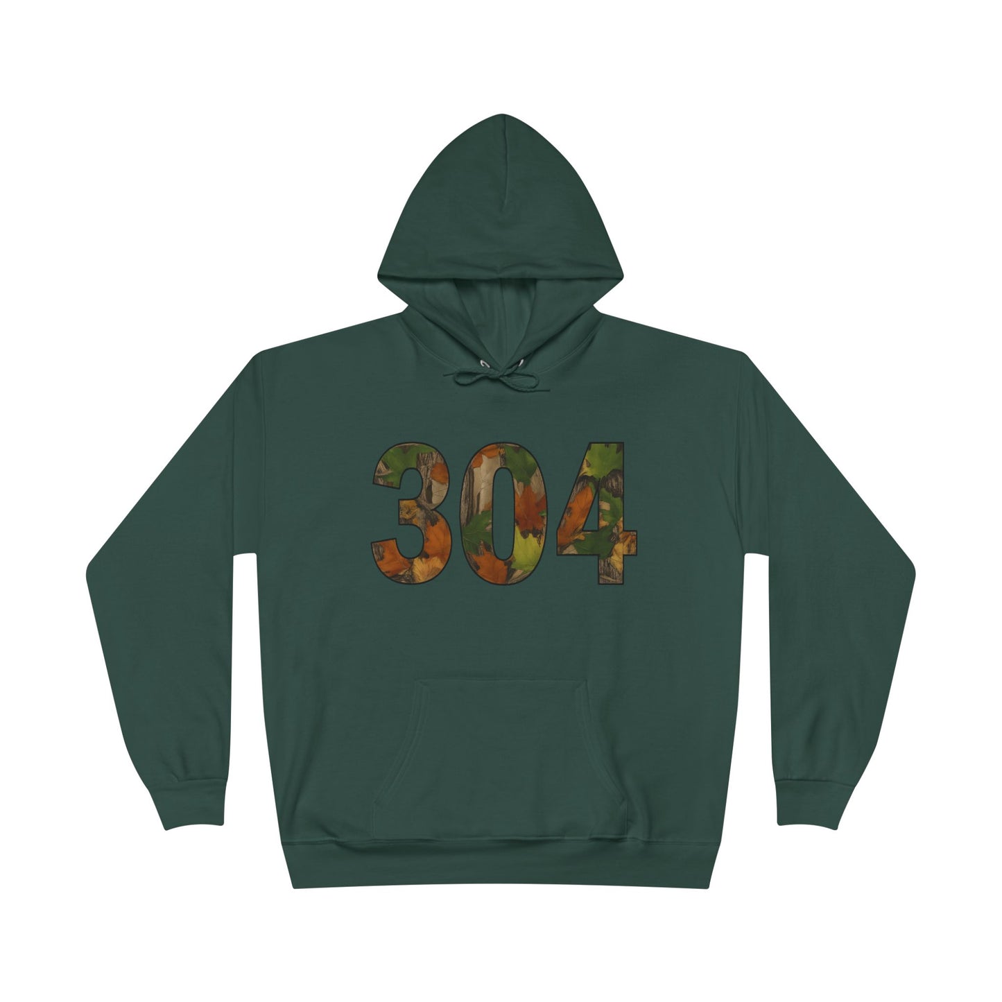 Camo '304' Hoodie — Camouflage Block Number Pullover