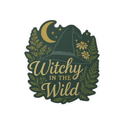 Witchy in the Wild Sticker 🌿✨ – Nature-Loving Spellcaster Vibes