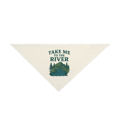Adventure Pet Bandana | Take Me to the River Dog Scarf | Outdoor Dog Gear | Pet Gift for Dog Lovers | Hiking Dog Accessory | [...]