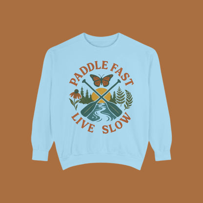 Whitewater Sweatshirt | Unisex Garment-Dyed Sweatshirt | Outdoor Apparel, Kayaking Gift, Adventure Clothing, Nature Lover's Wear, [...]