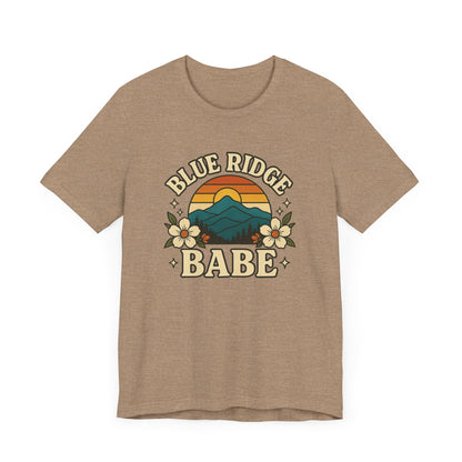 Blue Ridge Babe Oversized T Shirt, Mountain Lover Tee, Summer Vibes Shirt, Casual Graphic Tee, Outdoorsy Top, Hiking Shirt
