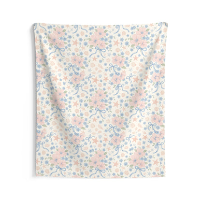 Seashell Serenade Beach Wall Tapestry