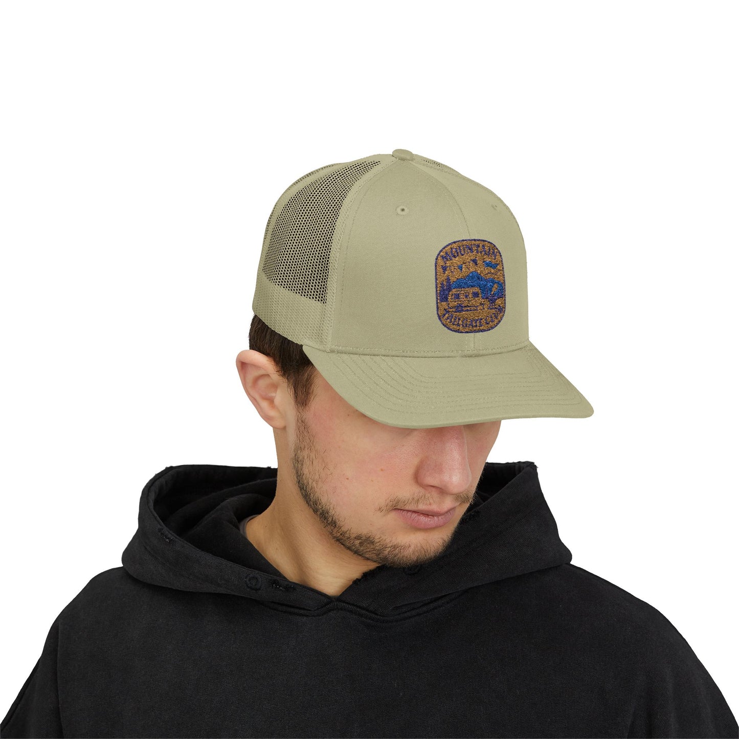 Mountain Tailgate Club Trucker Cap - Embroidered Snapback