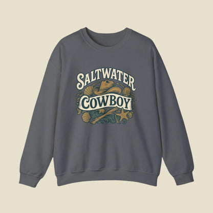 Saltwater Cowboy Beach Crewneck