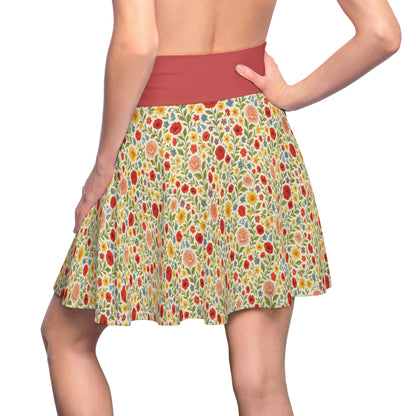 Wildflower Waltz Skirt – Summer Garden Print