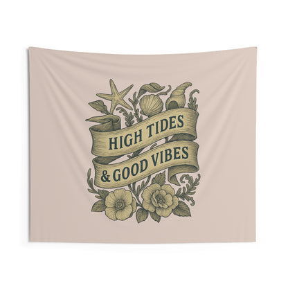 High Tides Beach Wall Tapestry- Beach Blanket or Throw