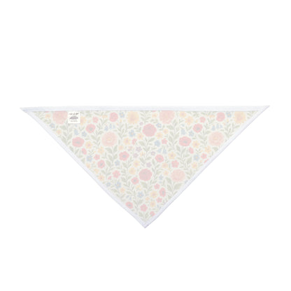 Wildflower Waltz Dog Scarf – Vintage Floral Pet Bandana