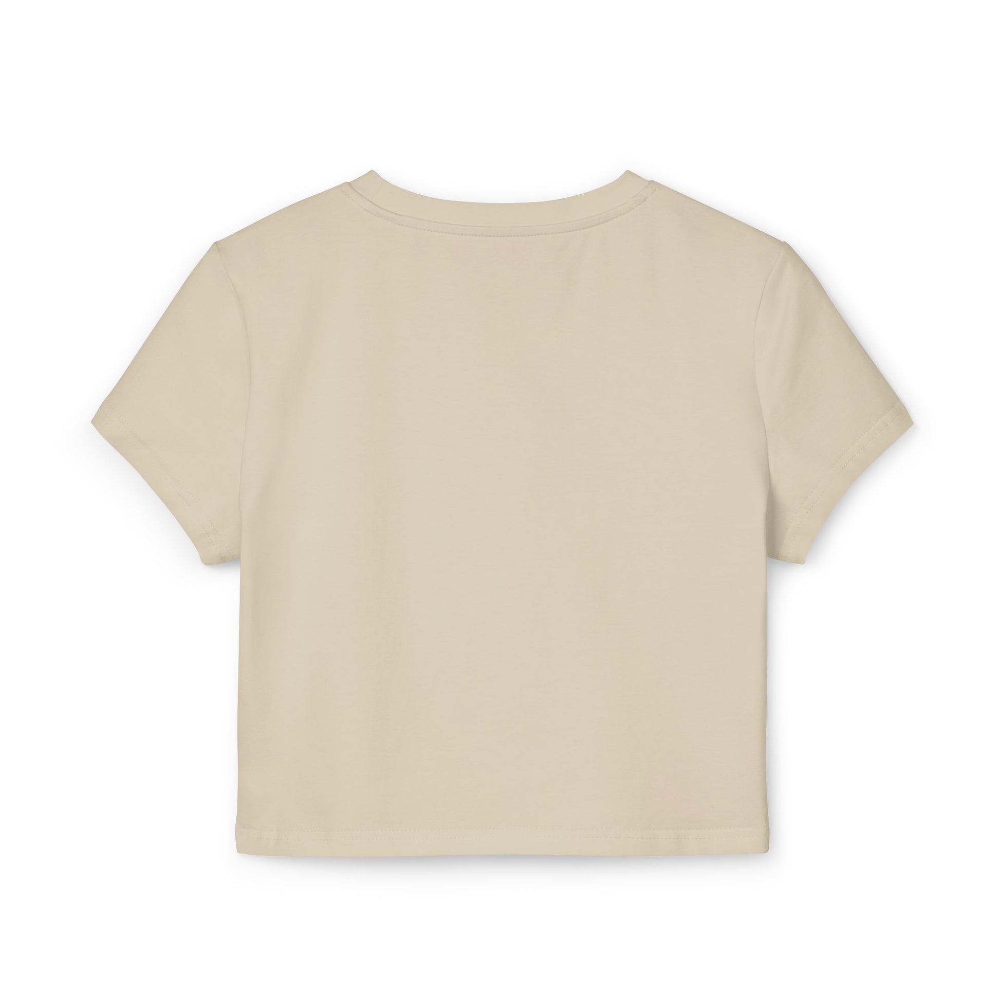 Beige t-shirt on a white background