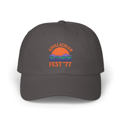 Stylish Classic Dad Cap with Retro Festival logo, Appalachia, 70's style