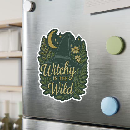 Witchy in the Wild Sticker 🌿✨ – Nature-Loving Spellcaster Vibes