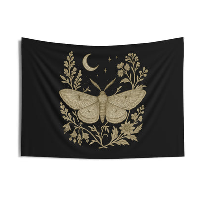 Golden Moth & Moon Tapestry – Appalachia After Dark Collection
