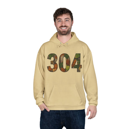 Camo '304' Hoodie — Camouflage Block Number Pullover